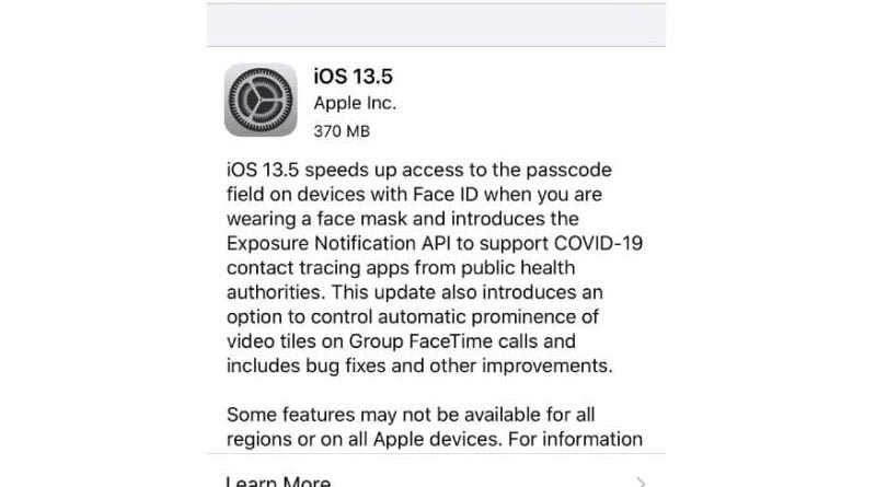 Apple iOS 13.5 Brings Faster iPhone