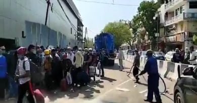 Transient laborers splashed