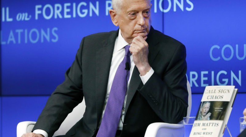 Previous defence secretary Mattis