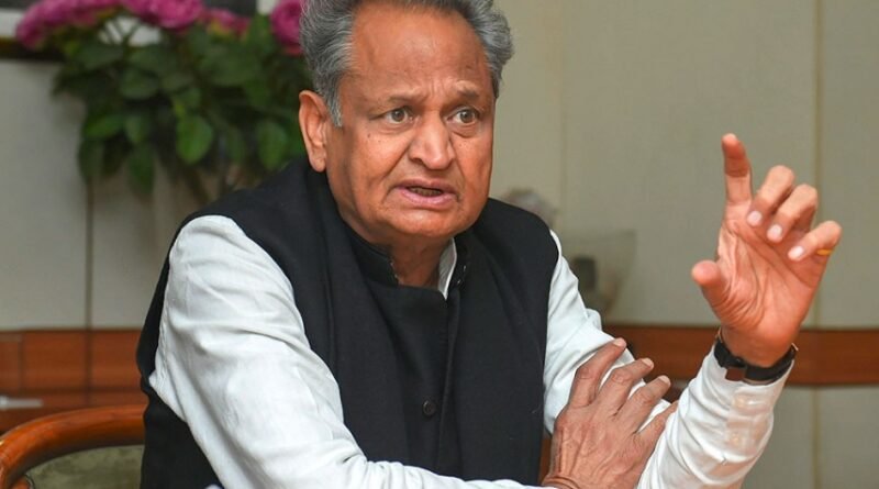 Gehlot claims the backing
