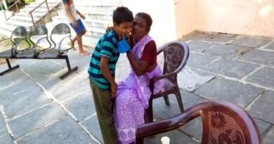 Mother and son rejoined