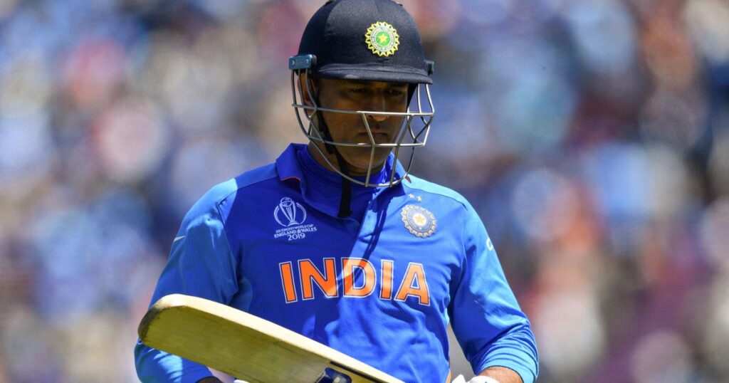 MS Dhoni sent