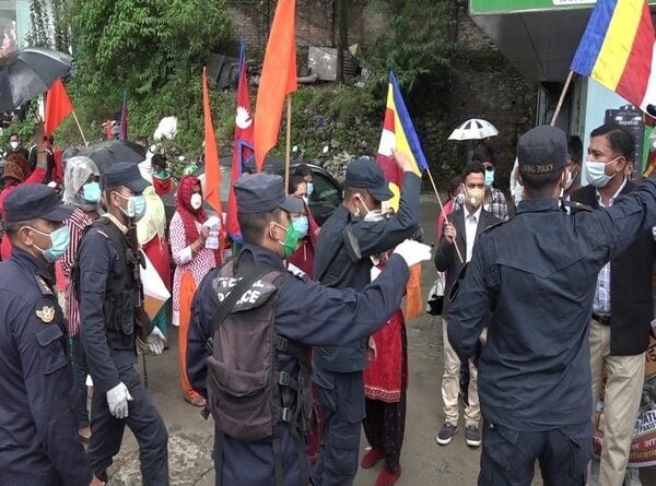 Protest against Pakistan in Nepal,