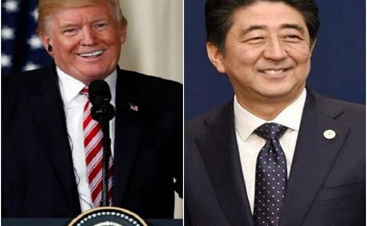 Trump praised Shinzo Abe