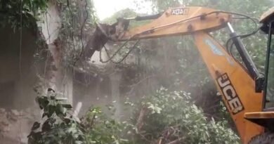 Bulldozer on illegal