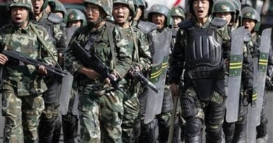 Attitude of the Chinese army