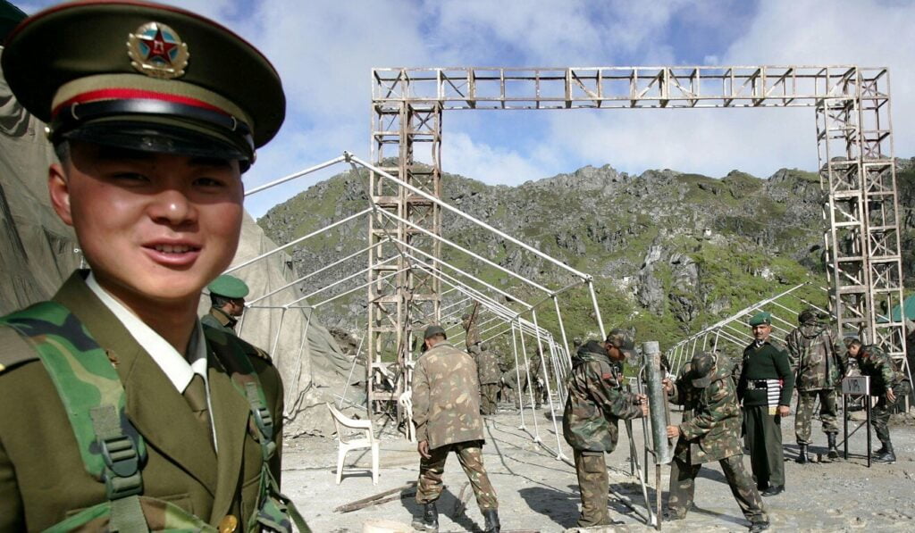 Chinese Army listening