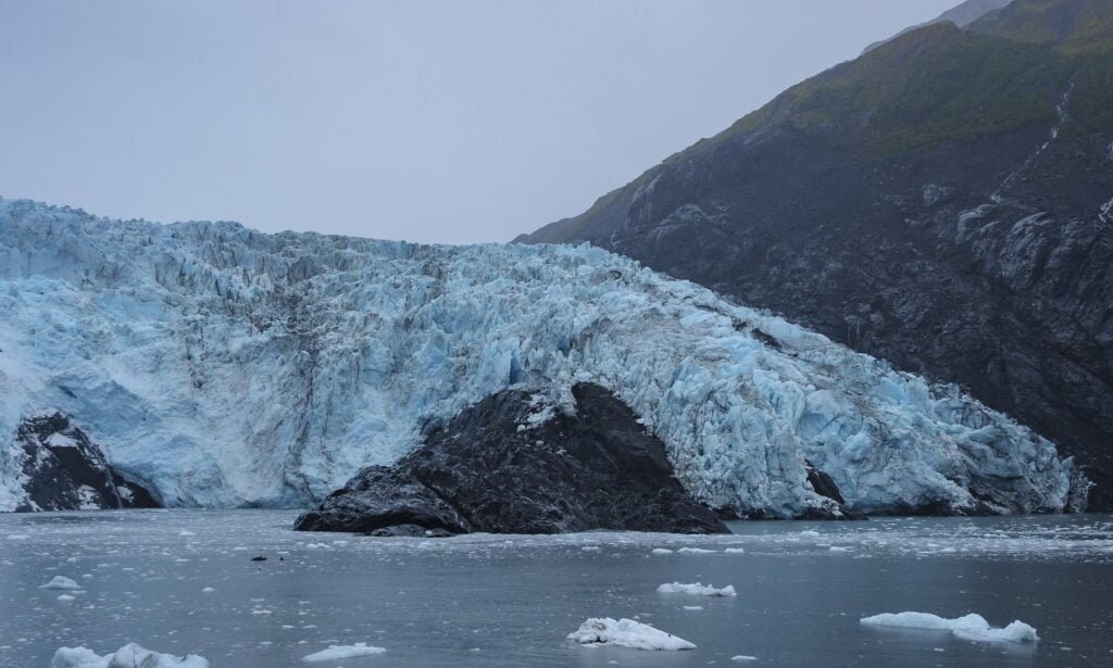 Glaciers are melting rapidly