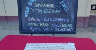 BSF seized gold rings