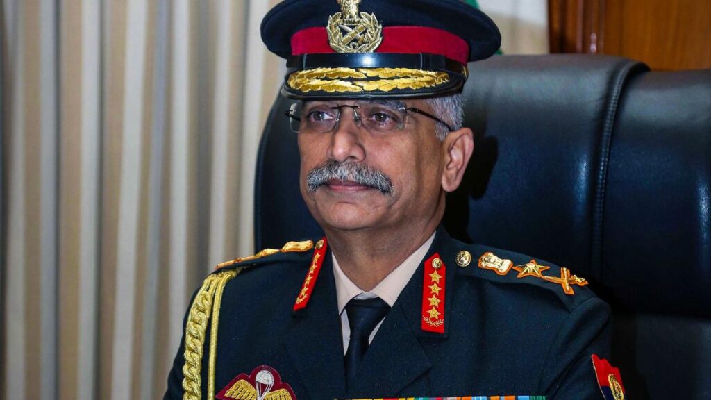 Army chief said