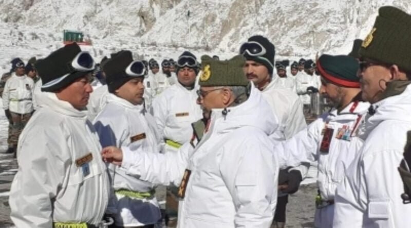 Winter clothes being