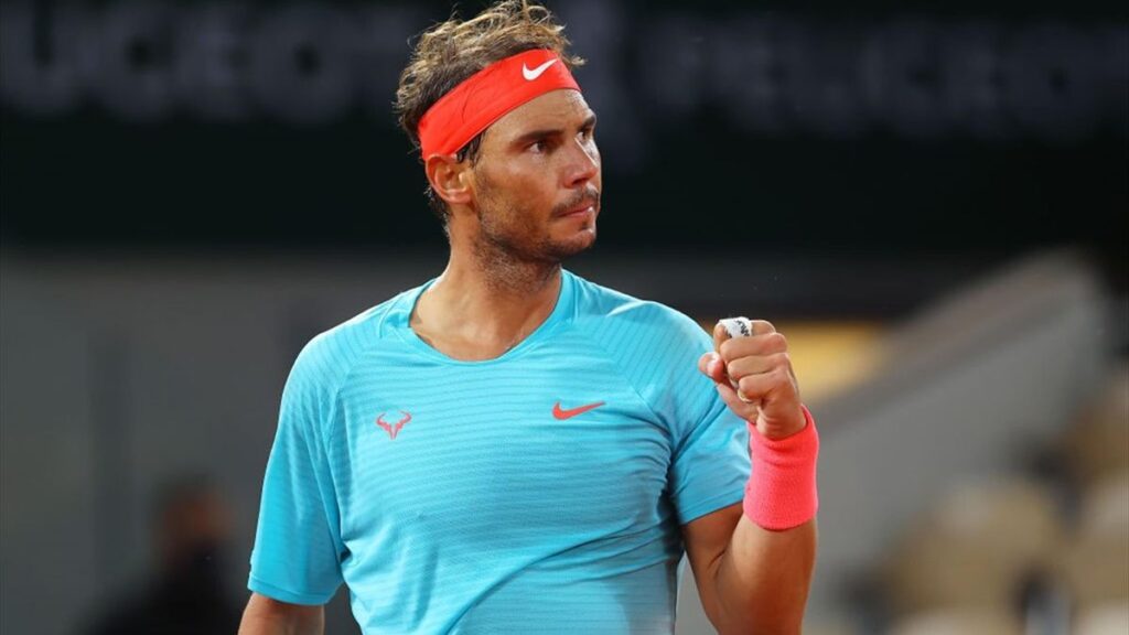 Rafael Nadal one step