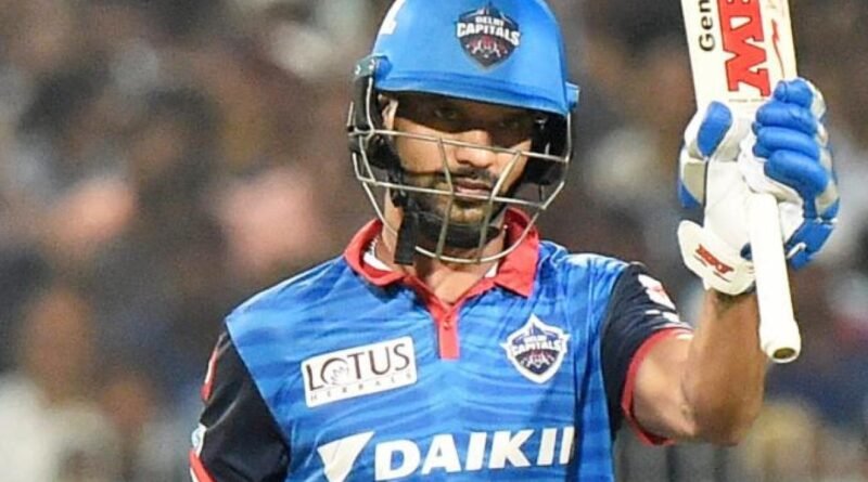 Shikhar Dhawan reaches