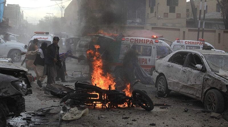Massive explosion near