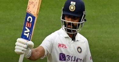 Ajinkya Rahane hits century