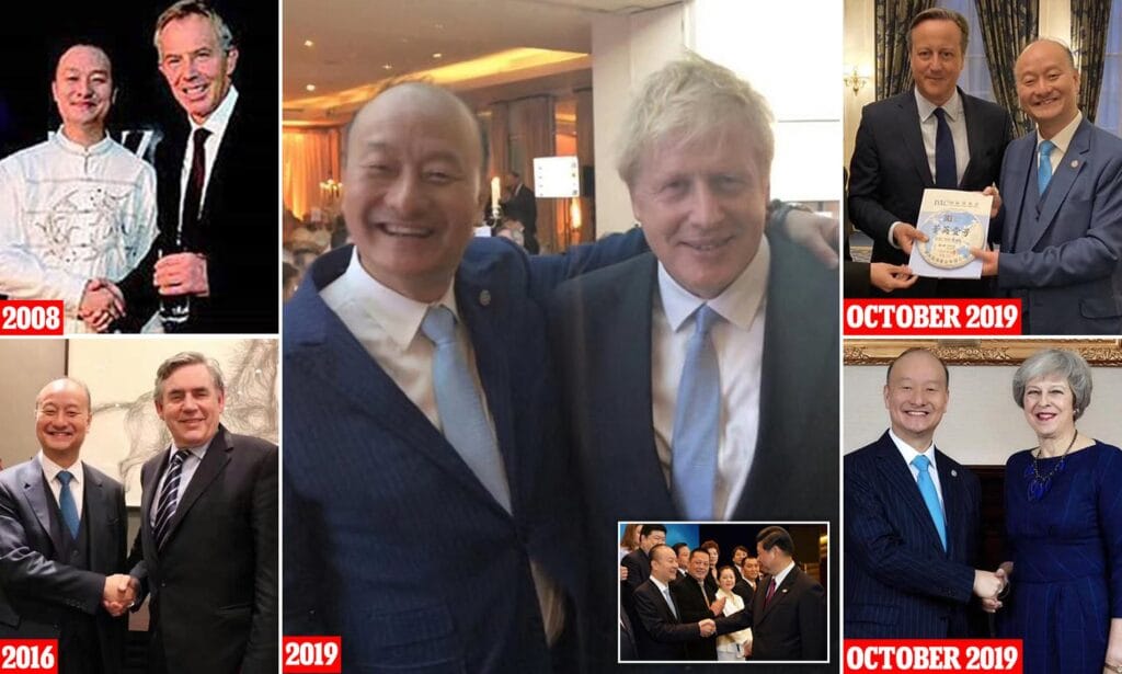 Infiltration of Chinese agents