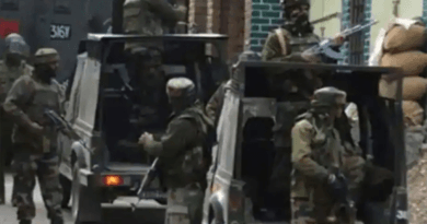 Terrorists firing on CRPF