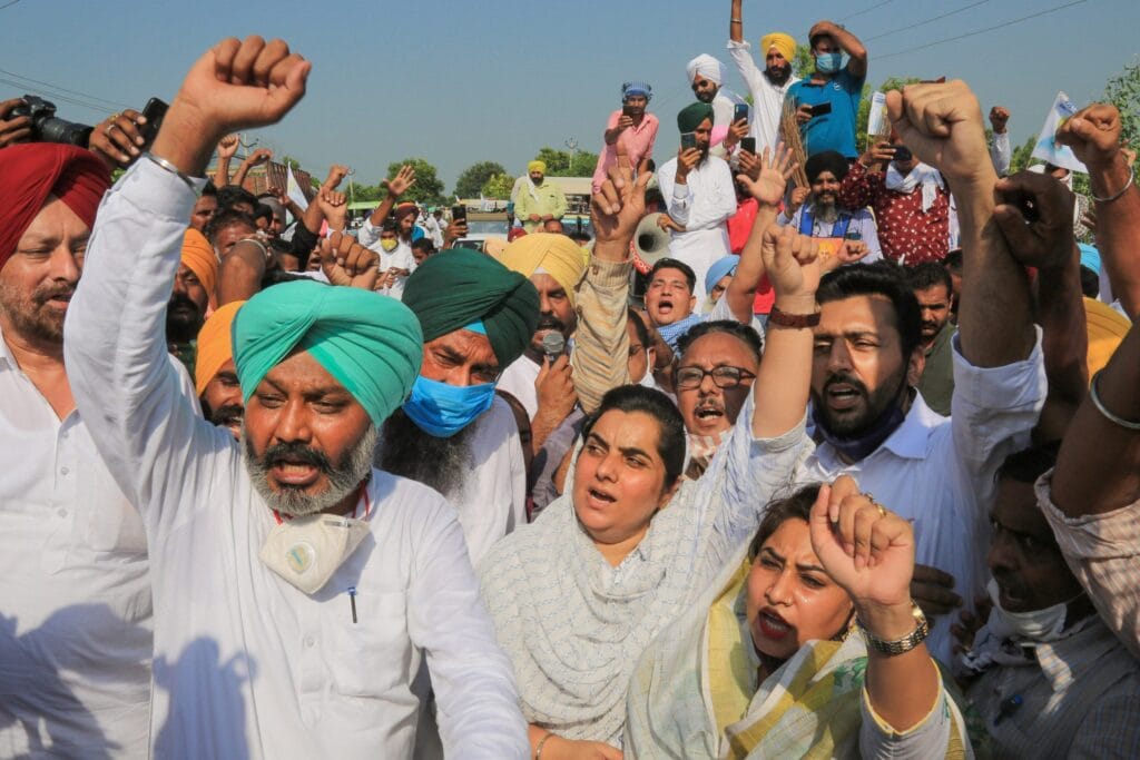 Farmers agitation