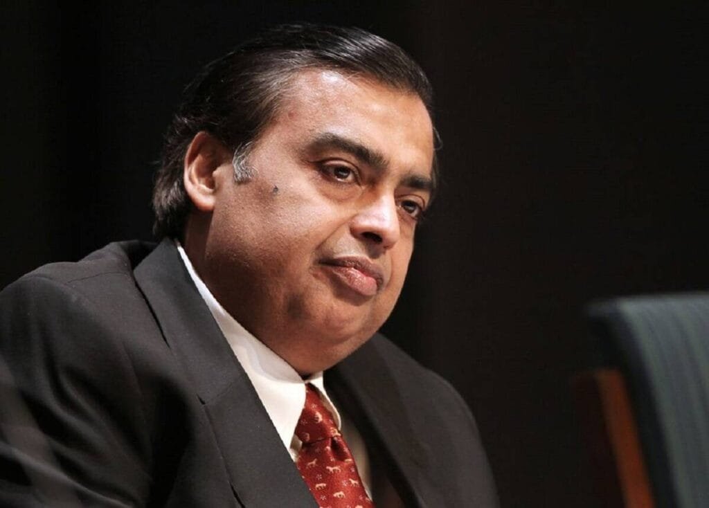 Mukesh Ambani slipped