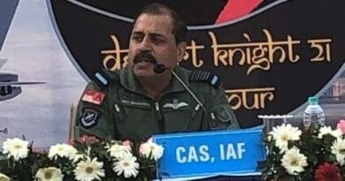 Air Force chief tells China