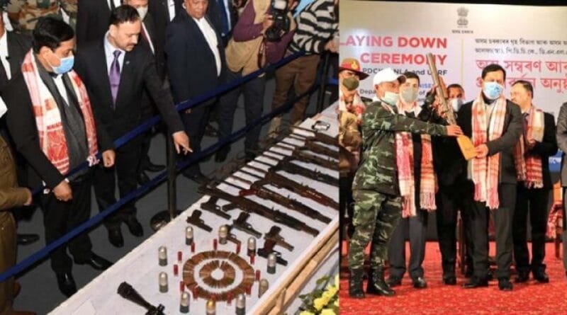 Assam: 1040 militants