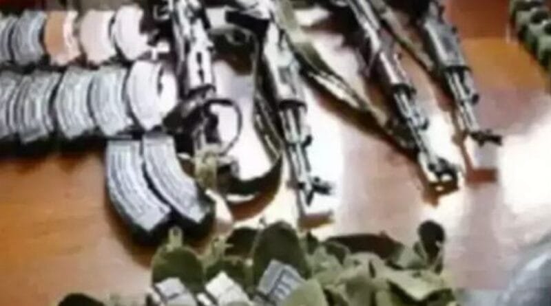 Arms recovered from Chhatru