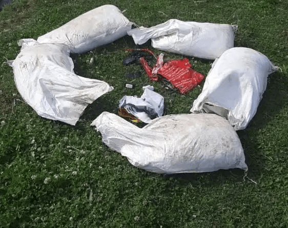 Material for making IED found