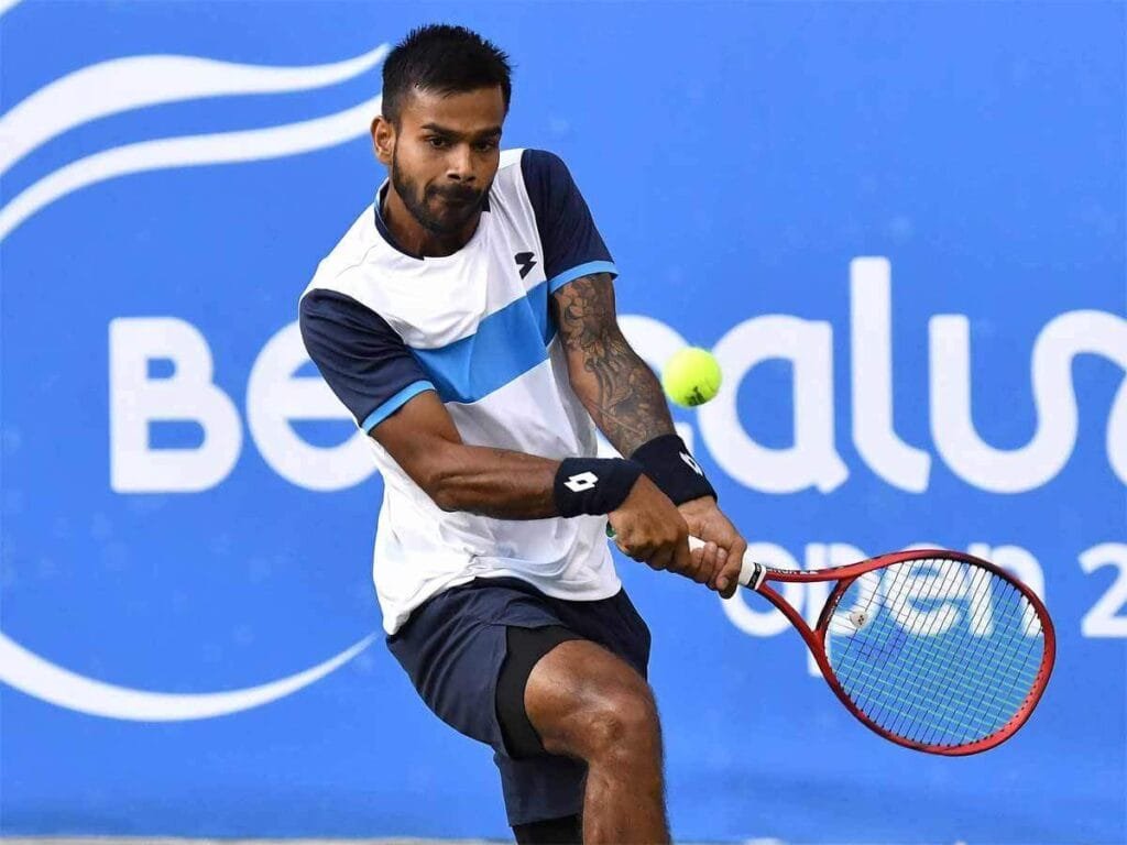 Sumit Nagal was eliminated