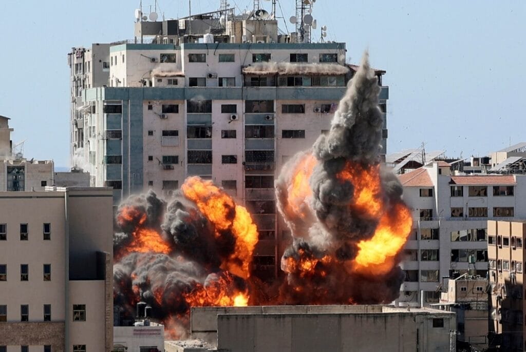 Israeli attack in Gaza devastated