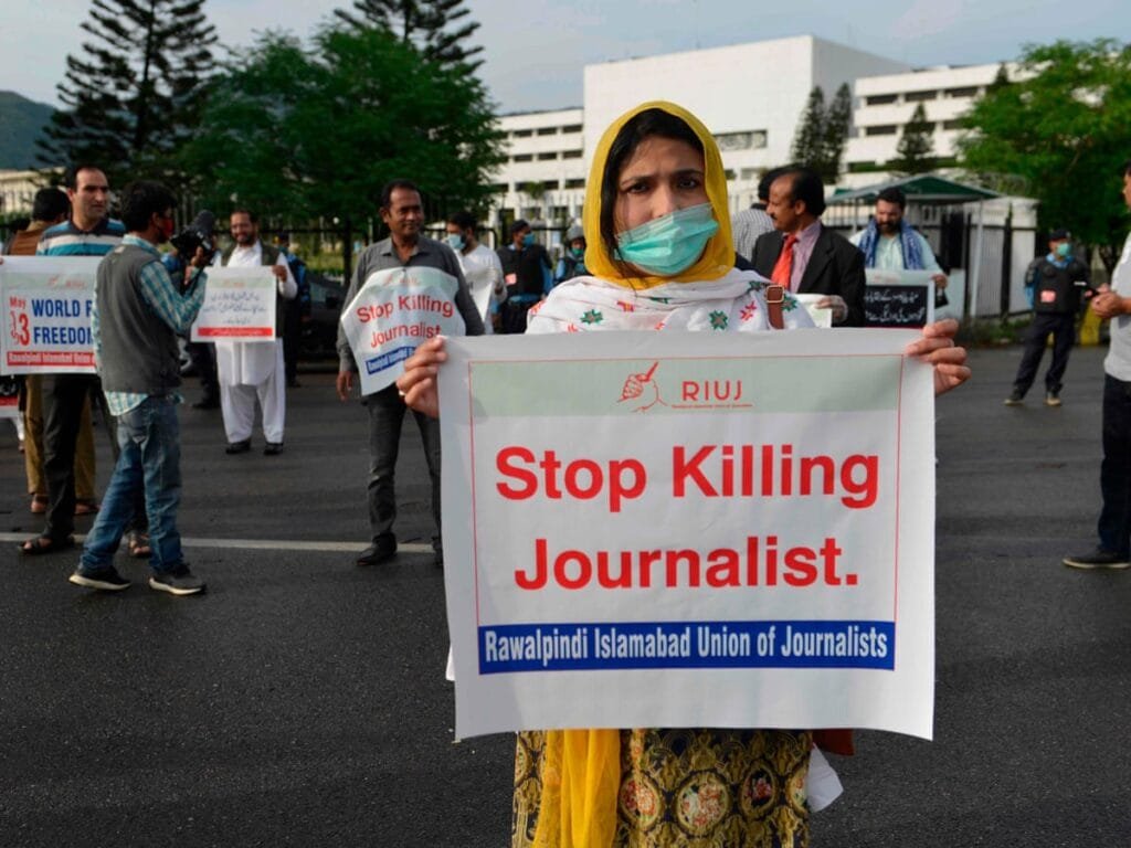 Attack on journalists in Pakistan