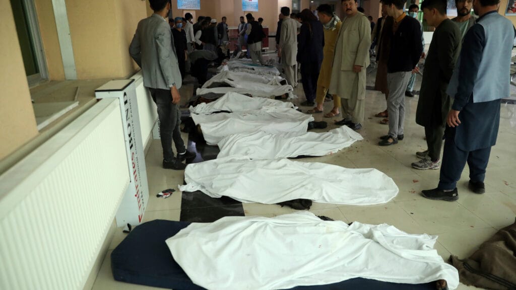 Explosion outside the Girls' School