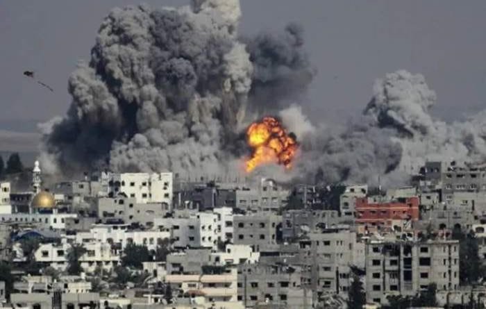 Israeli fighter jets thundered