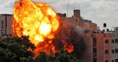 Israel carried out a massive bombing