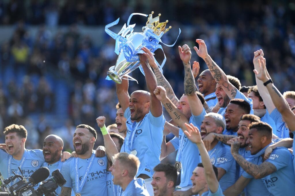Manchester City celebrated