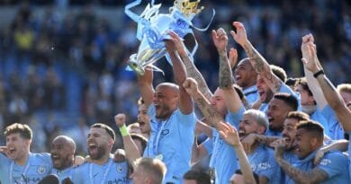Manchester City celebrated