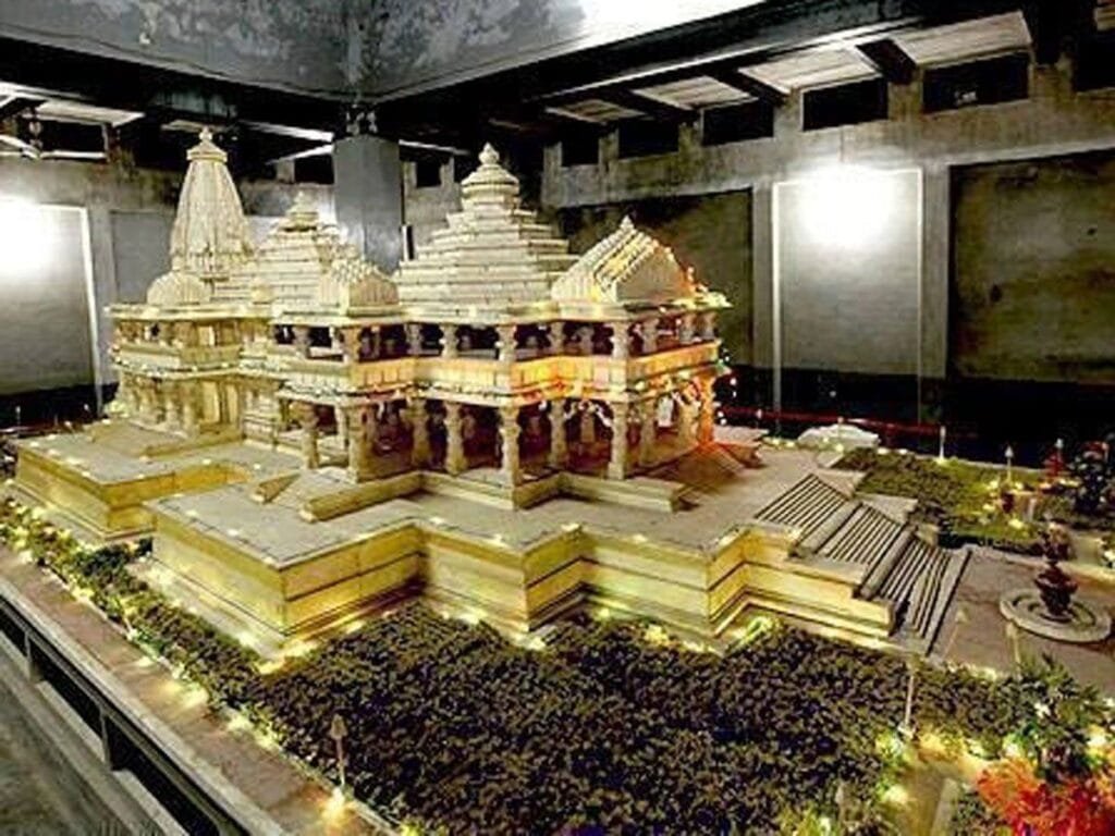 The construction of Ram Mandir