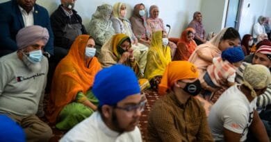 Tributes were paid to Sikhs