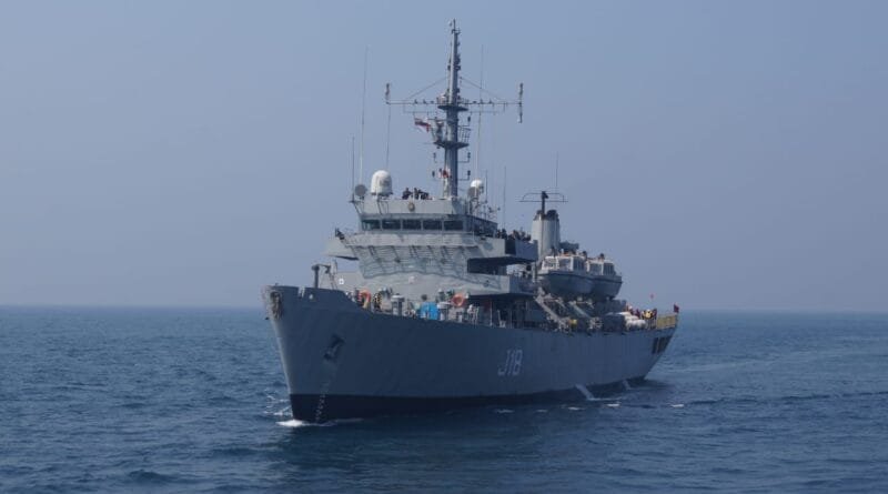 Today Indian Navy ship Sandhayak