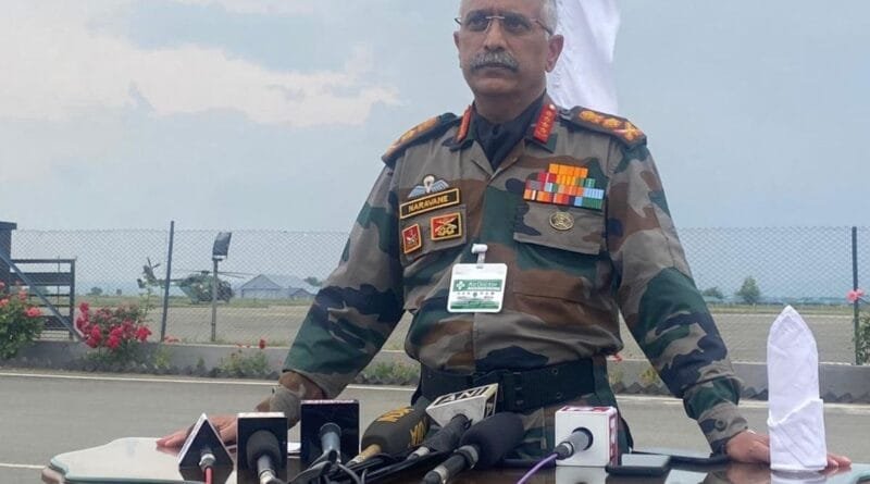 The deployment of the army