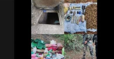 Terror hideout demolished