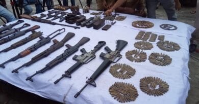 Army recovered arms