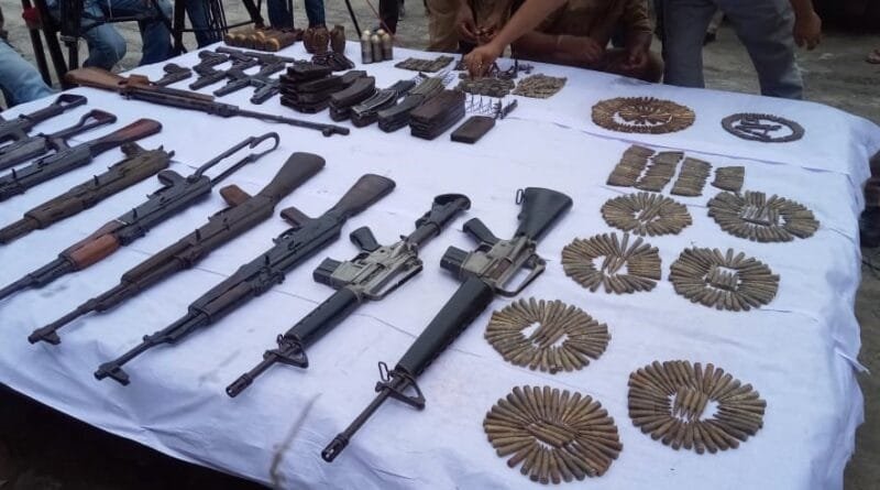 Army recovered arms