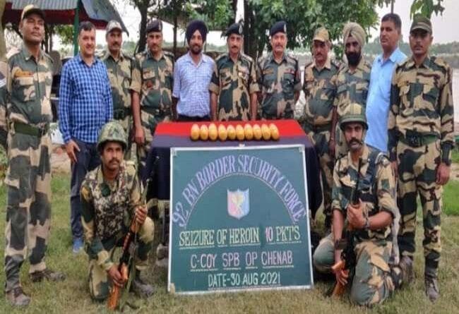BSF recovered 10 kg heroin