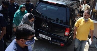 Mehbooba accompanied