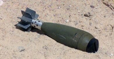 Live shell found near