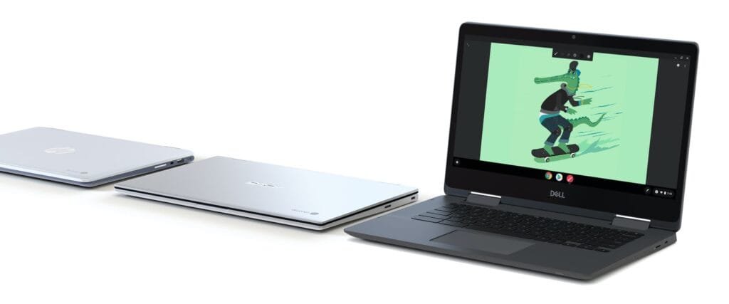 Chromebook and Windows laptop
