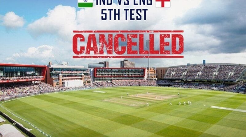 Fifth test match canceled,