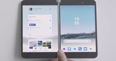 Microsoft's foldable smartphone launched