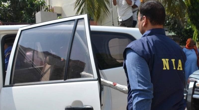 NIA raids at many places