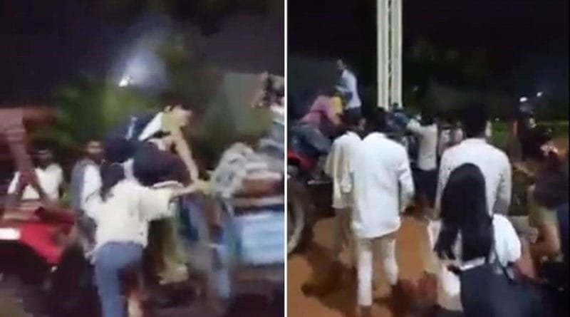 Water filled due to heavy rains